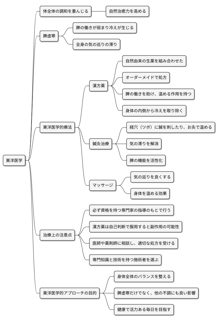 東洋医学的アプローチ