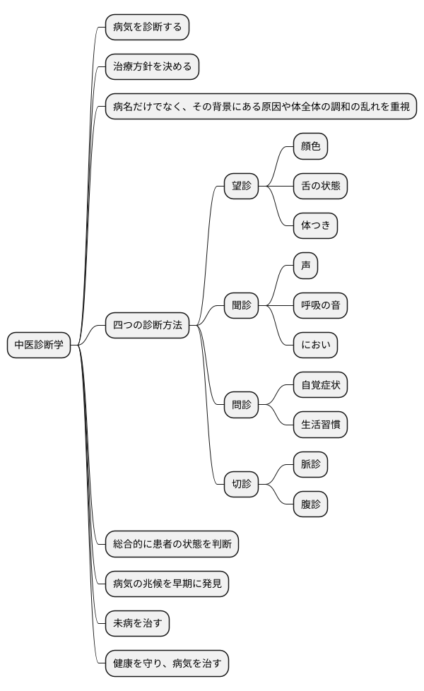 中医診断学とは