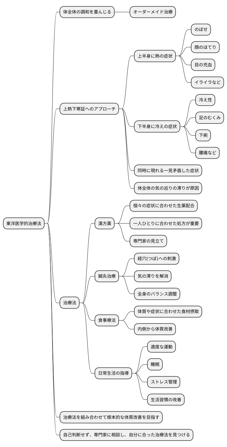 東洋医学的治療法