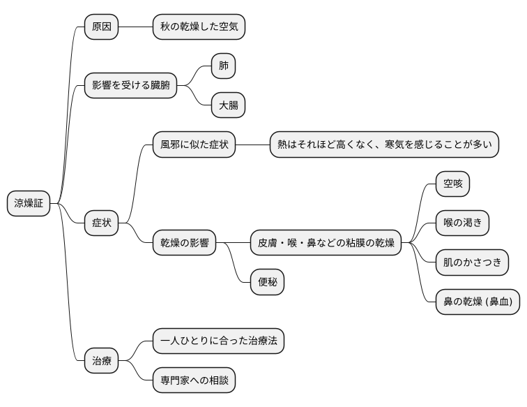 涼燥証とは