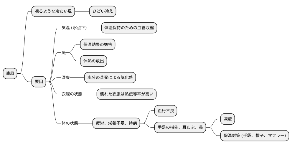 凍風の原因