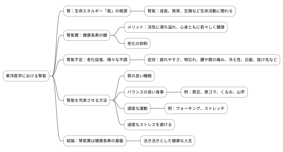 腎氣實と健康長寿