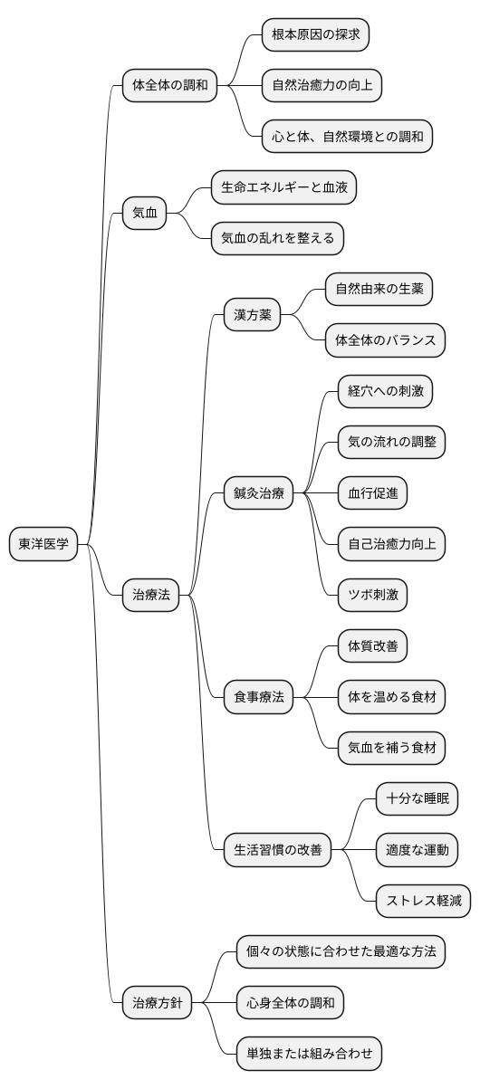 東洋医学的治療