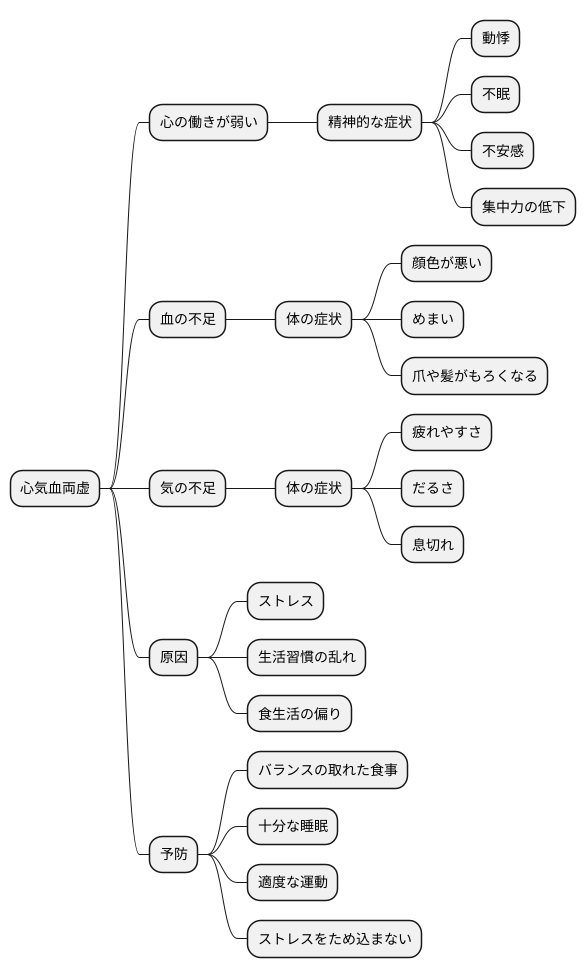 心気血両虚とは