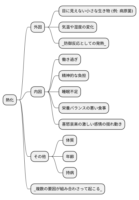 熱化の原因