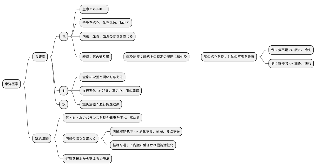 気・血・内臓との関係