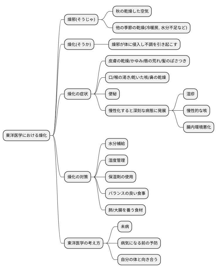 燥化のあらまし