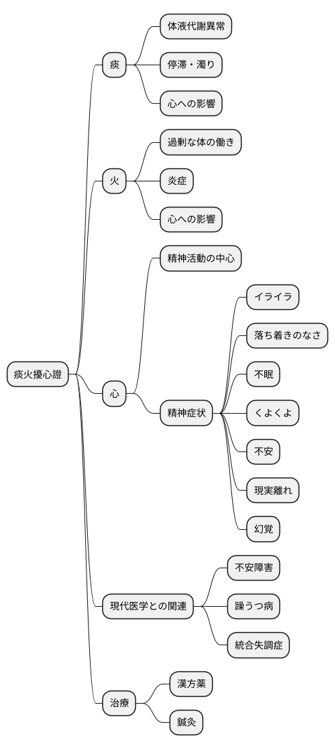 痰火擾心證とは