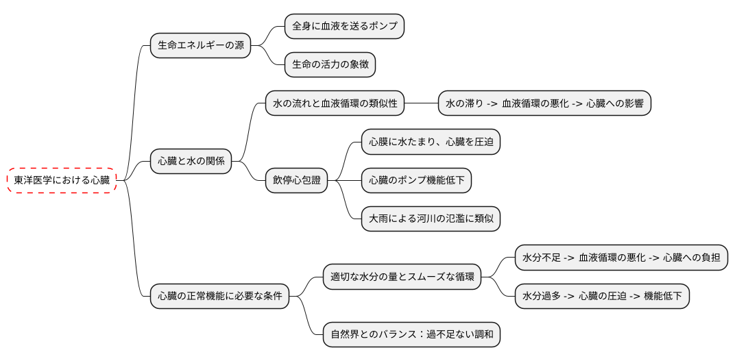 心臓と水の関係