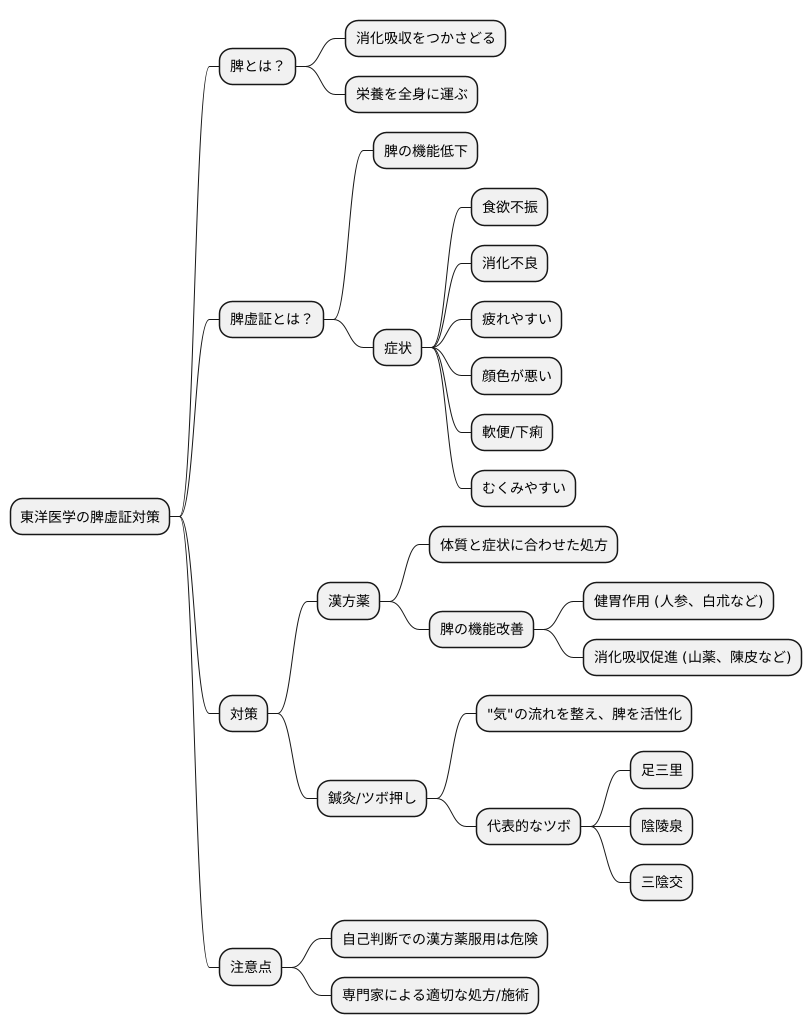 東洋医学的対策