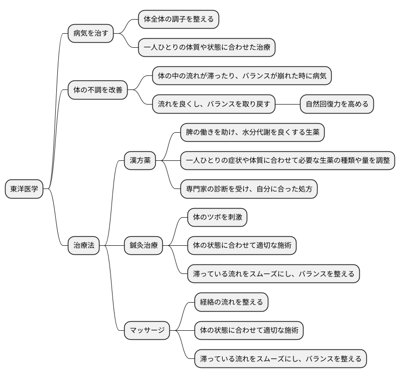 東洋医学的アプローチ