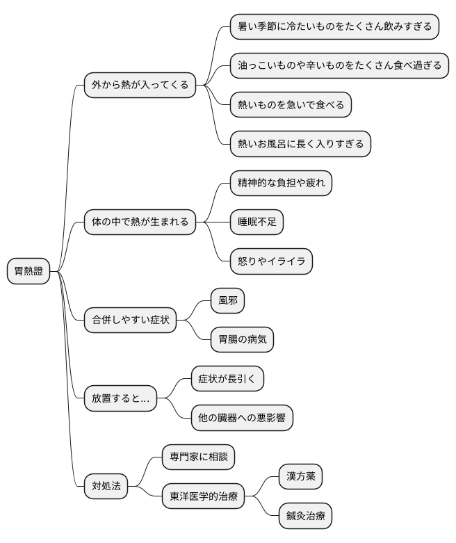 胃熱證とは