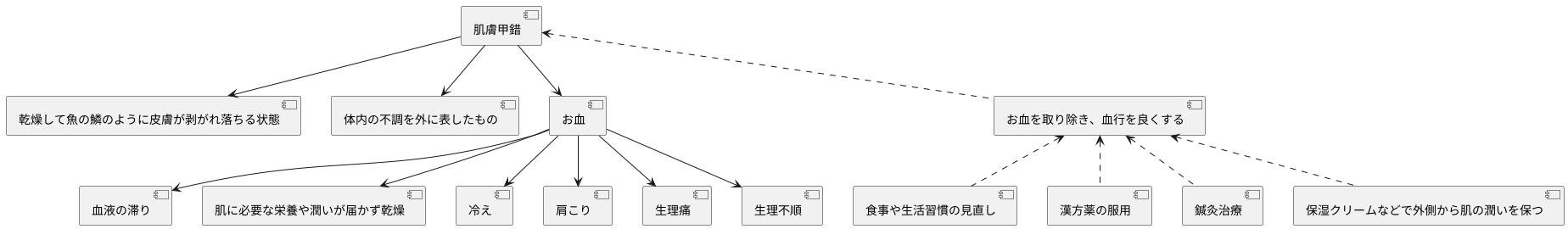 肌膚甲錯とは
