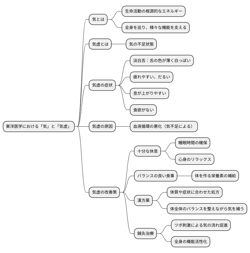 気虚との関連