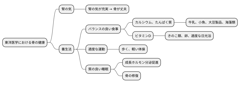 骨格の健康を守る養生法