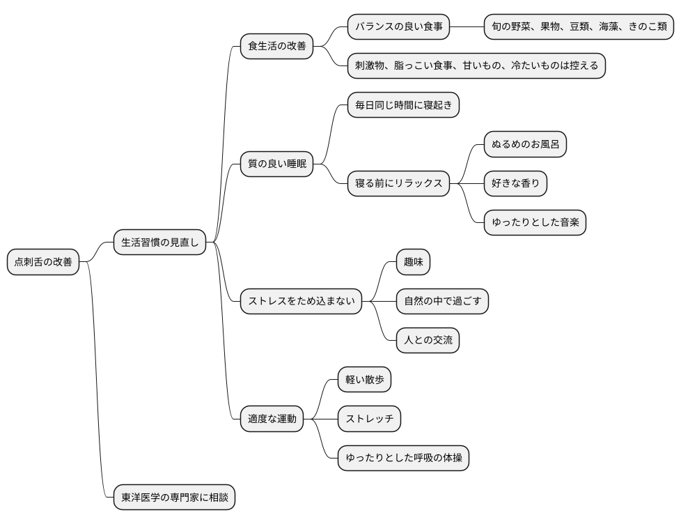 日常生活での注意点