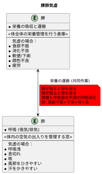 脾肺気虚とは