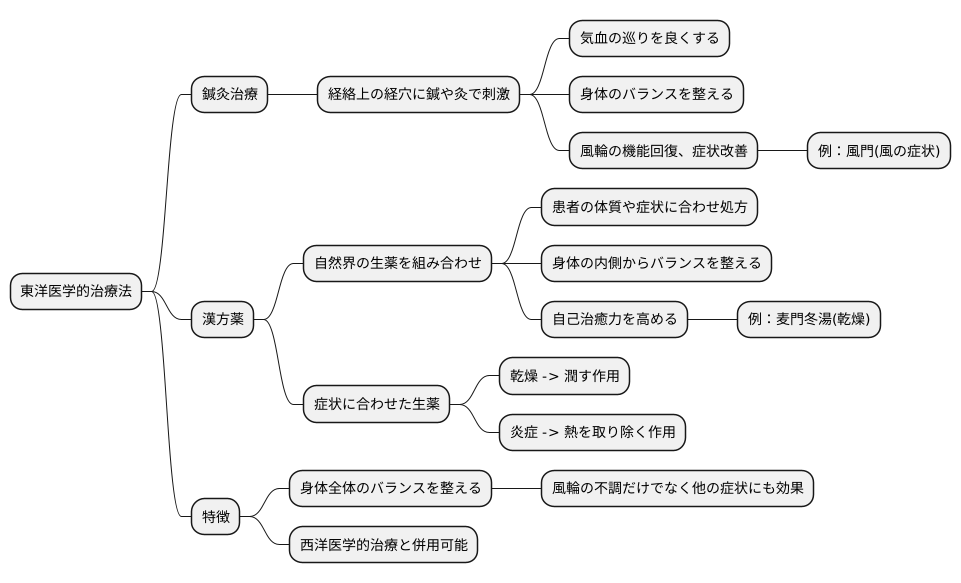 東洋医学的治療