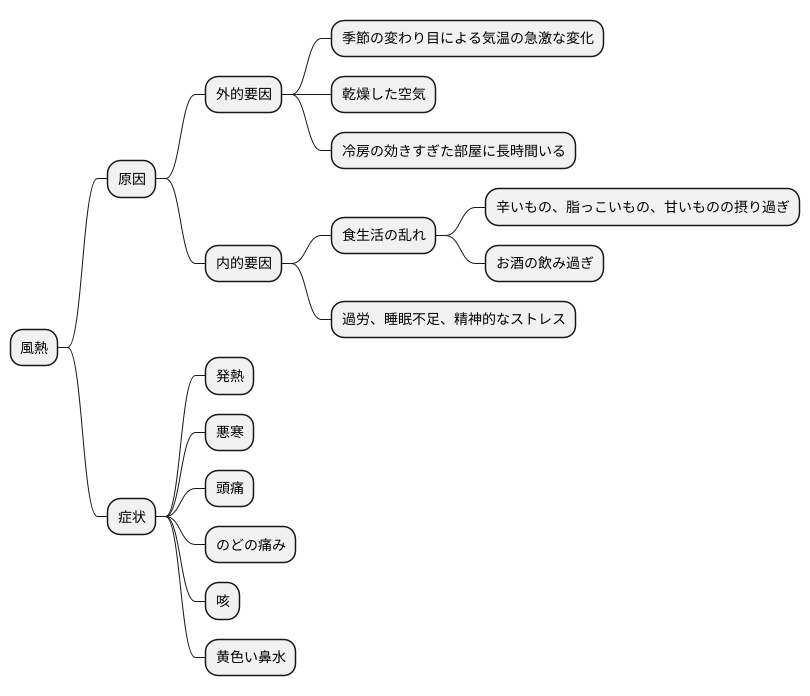 風熱の原因