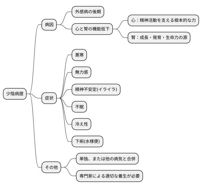 少陰病證とは