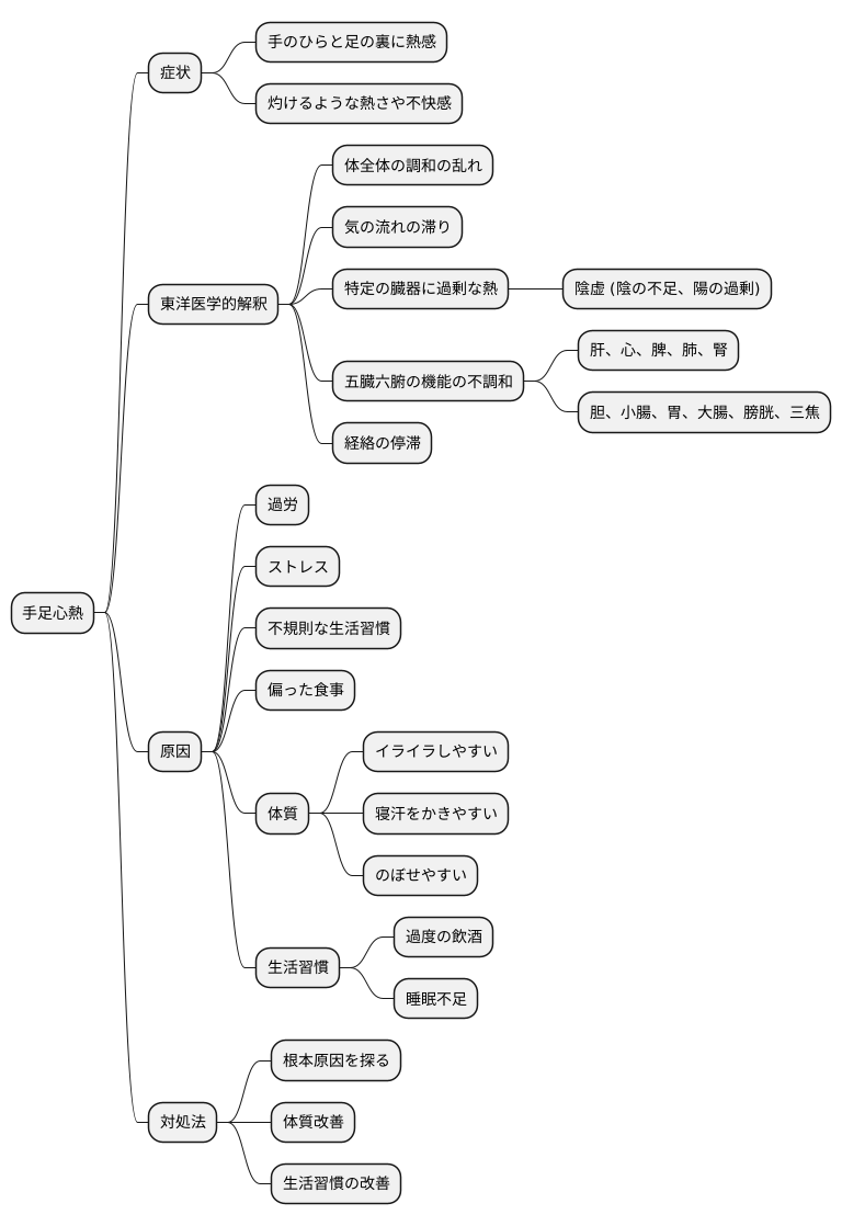 手足心熱とは