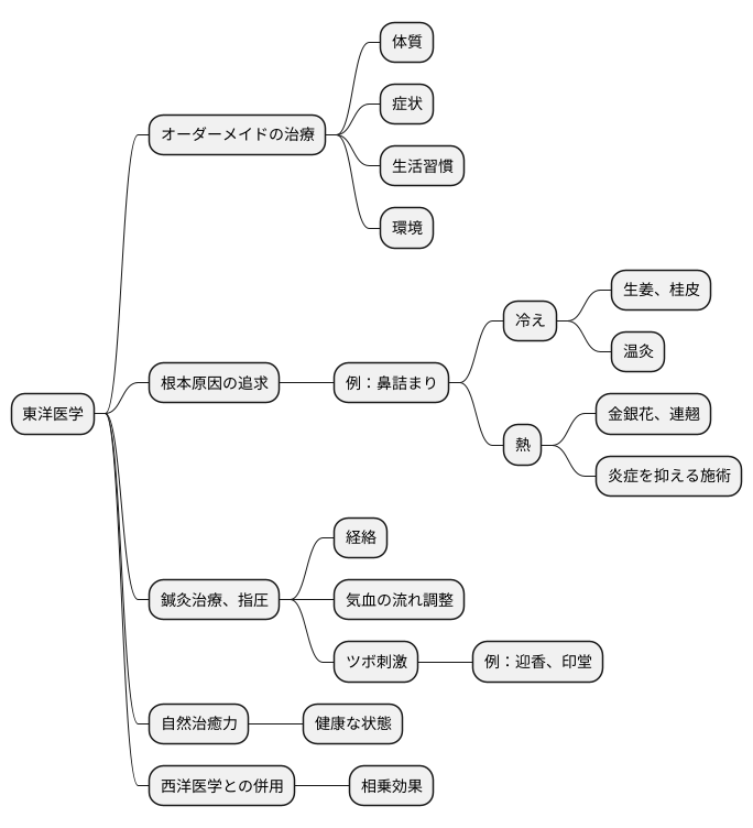 体質に合わせた治療法