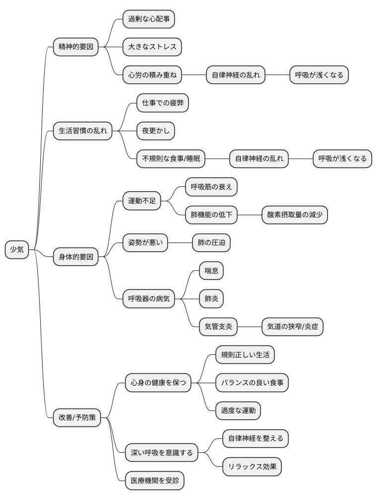 少気の原因