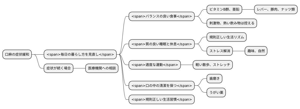 日常生活での注意点