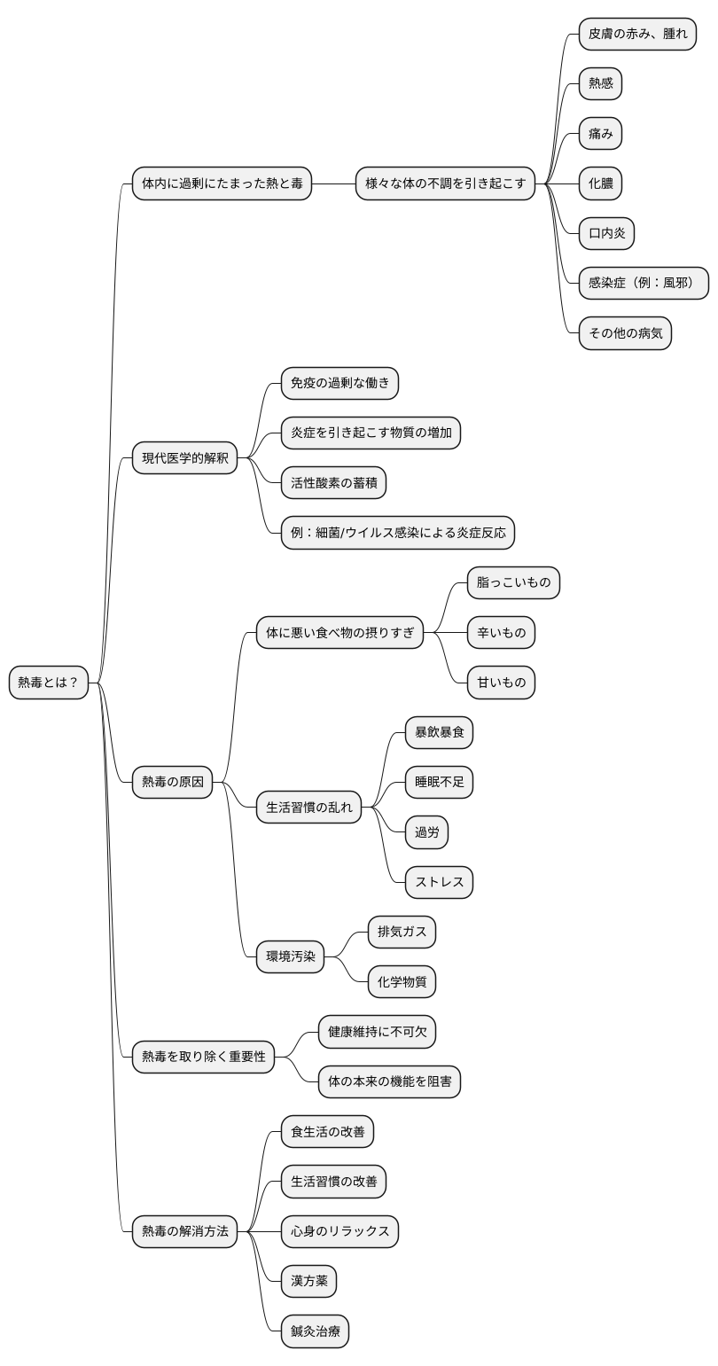 熱毒とは何か