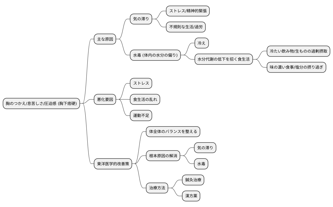 胸のつかえとは