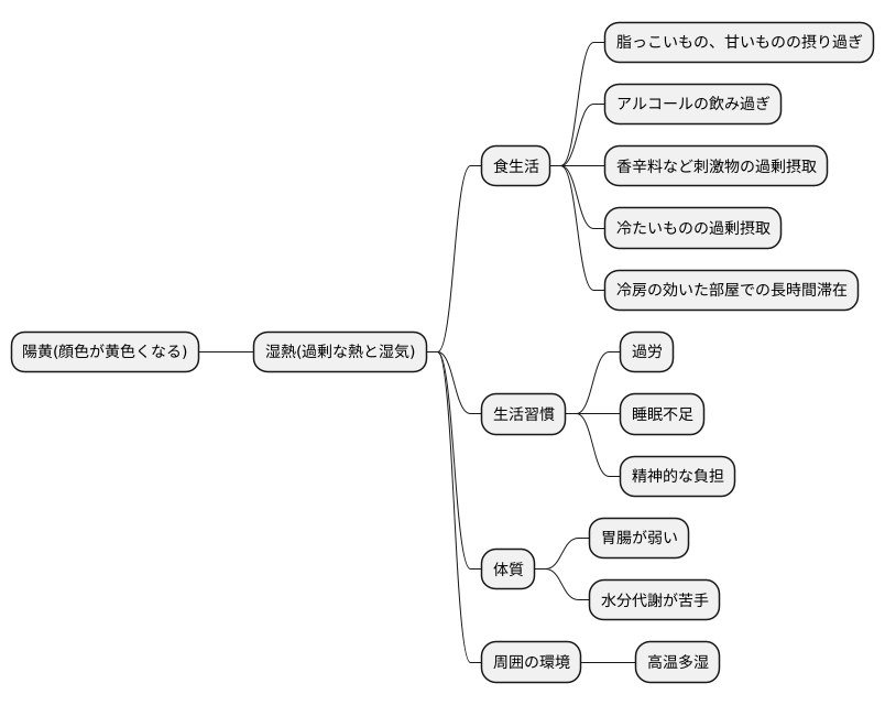 陽黄の原因