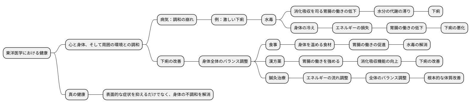 東洋医学における考え方