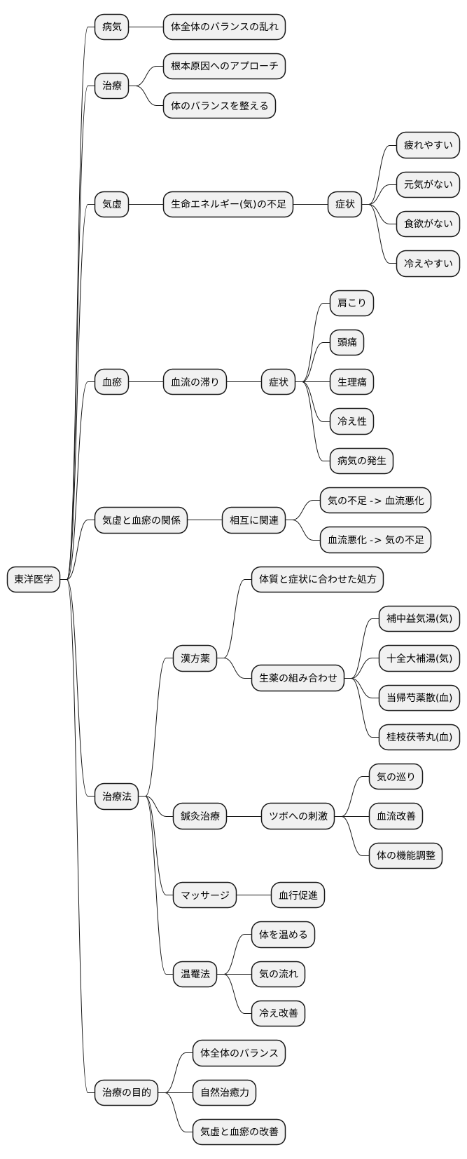 東洋医学的治療