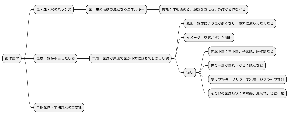 気陷とは何か