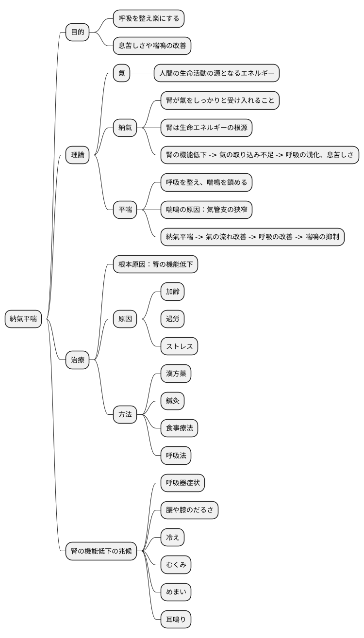 納氣平喘とは