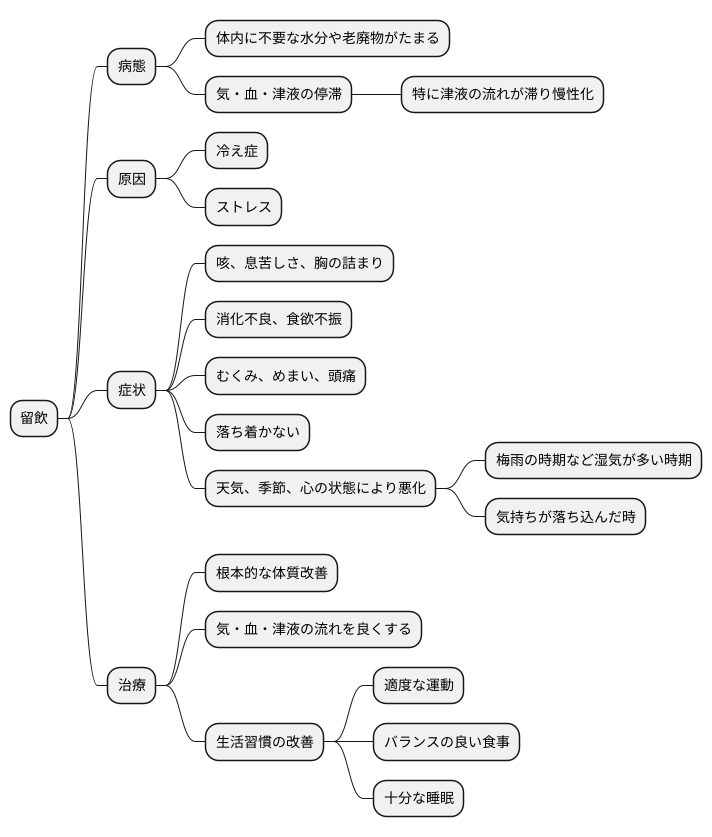 留飲のあらまし