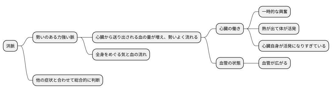 洪脈の現れる仕組み