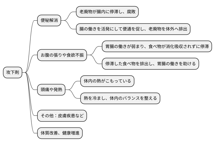 攻下剤の適応