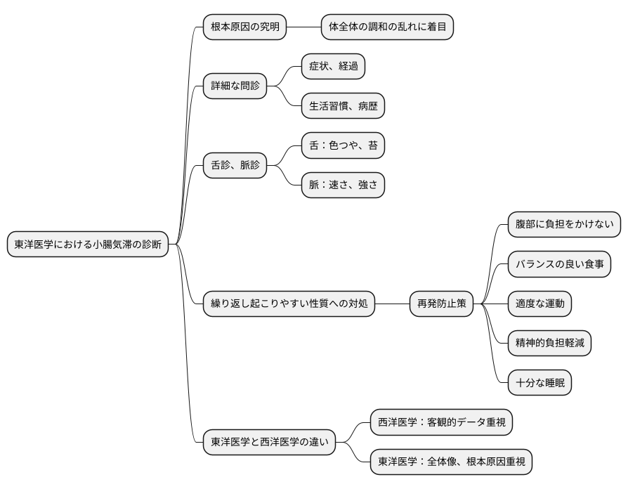 小腸氣と東洋医学的診断