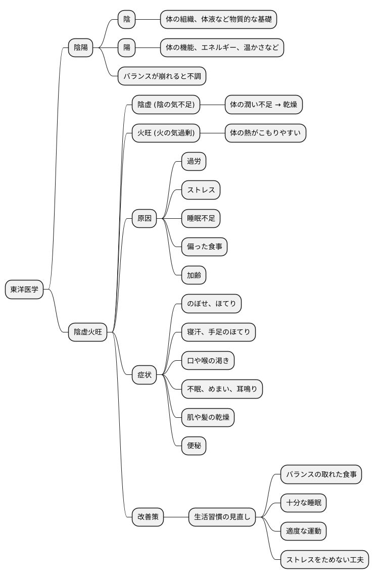 陰虚火旺とは
