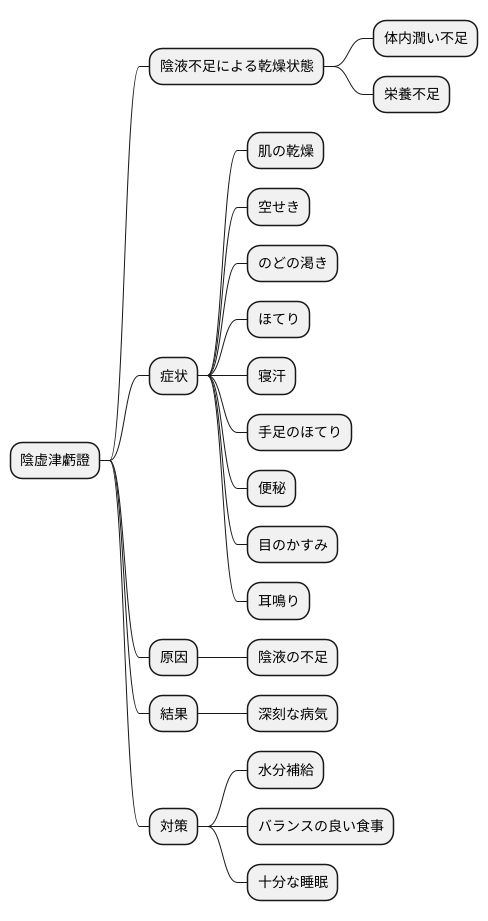 陰虚津虧證とは