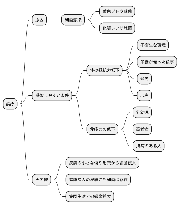 疫疔の原因