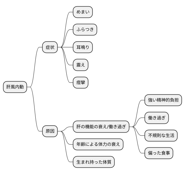 原因を探る:肝風内動の背景