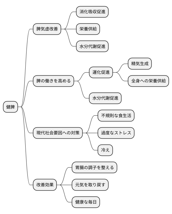 健脾とは